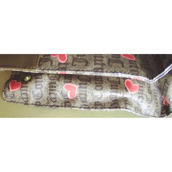 Juicy Couture Purse RN #108833 Log Hearts Brown - Picture 8 of 10